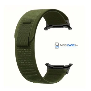 Tekstilna Loop narukvica za Samsung Galaxy Watch Ultra – Maslinasto zelena